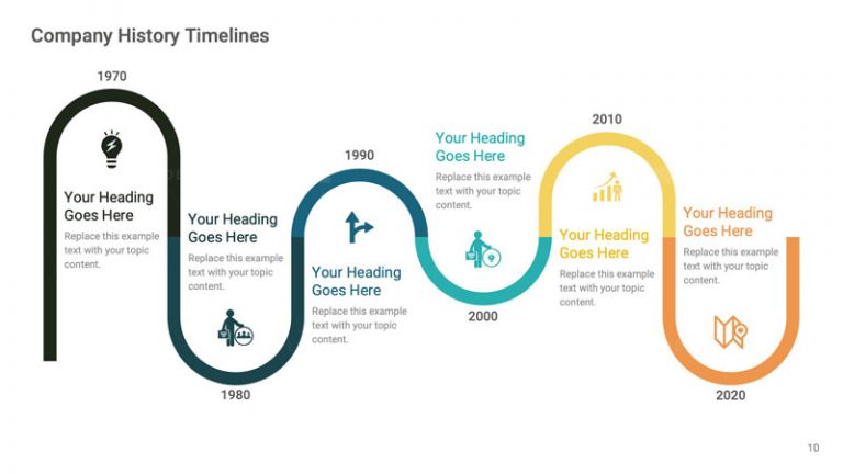 company history timeline template powerpoint free company history timeline template powerpoint free