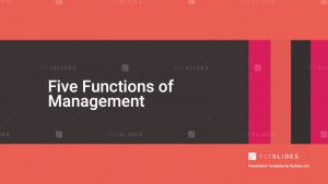 Best Five Functions of Management PowerPoint PPT Presentation Template