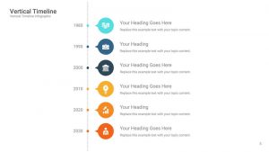 Buy and Download for Free Vertical Timelines Diagram PowerPoint (PPT) Template Design