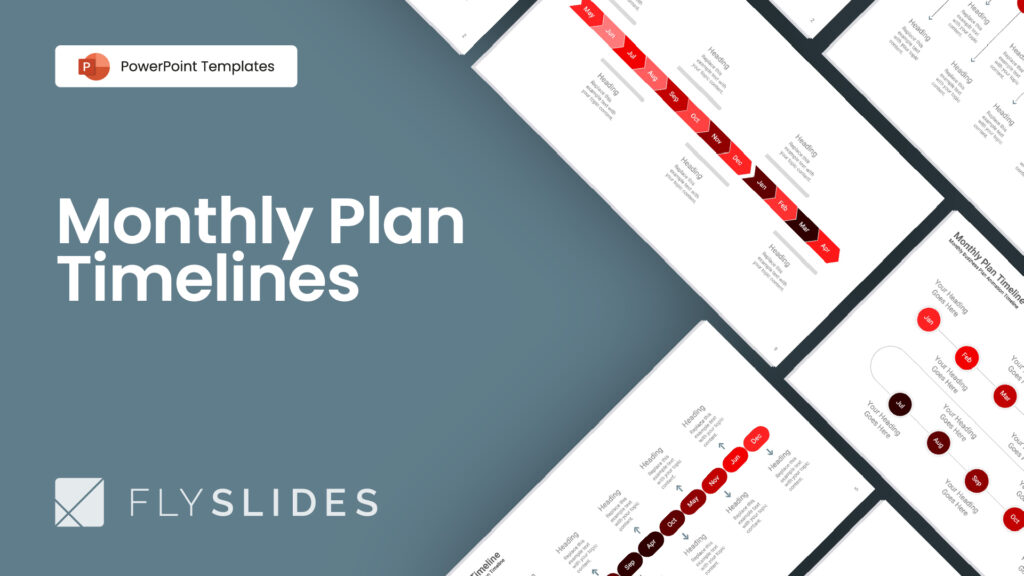 Monthly Plan Timelines Diagram PowerPoint (PPT) Template