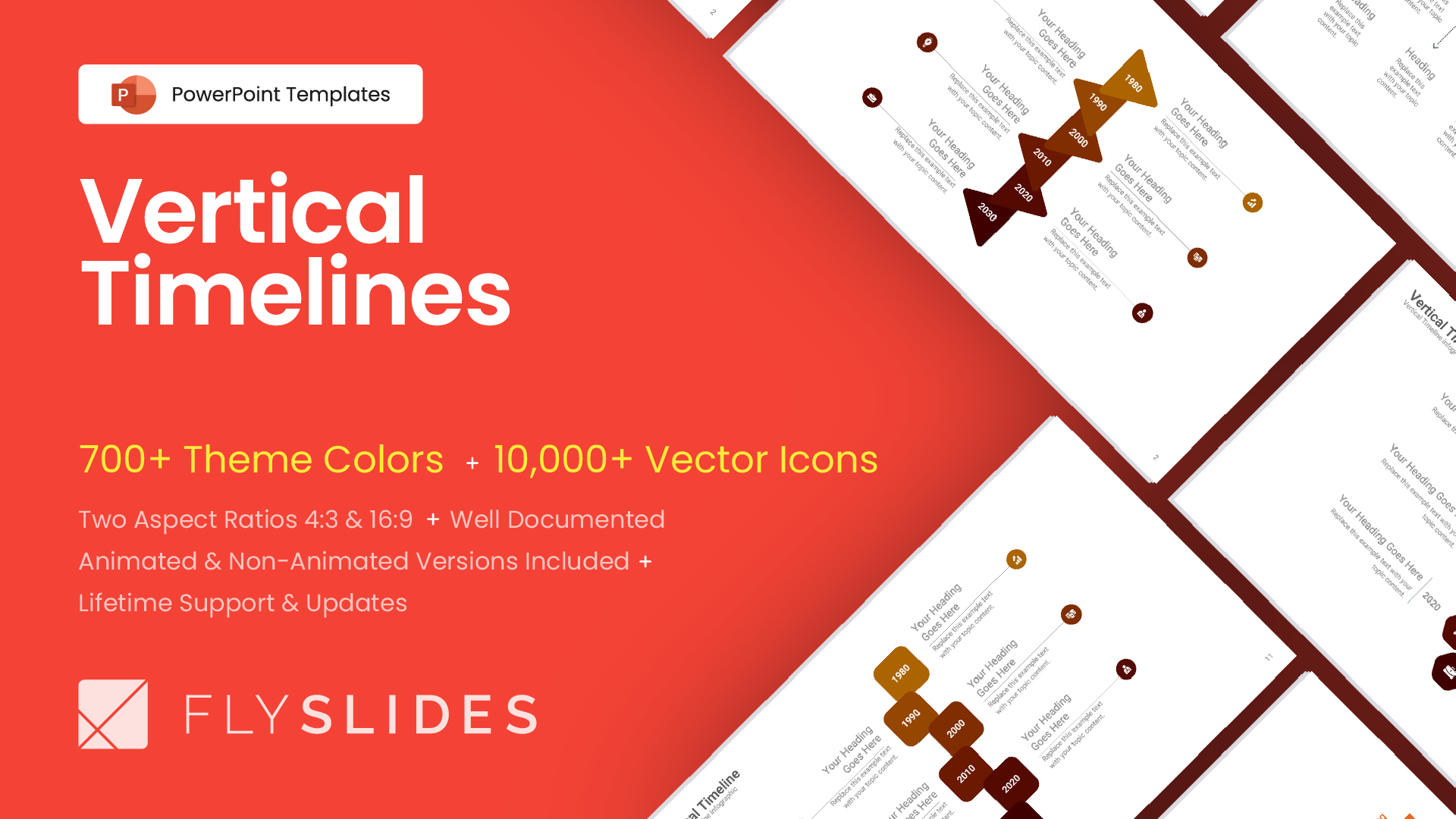 Top Vertical Timelines PowerPoint Templates PPT Presentation Slides Designs