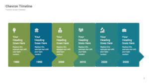 Features of Our Top Collection of Arrow-Shaped Timeline Diagrams