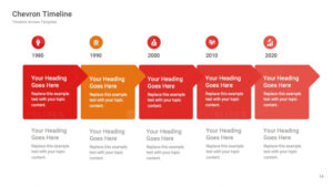 Best Chevron Timeline Diagram Google Slides Themes and Templates for Presentation