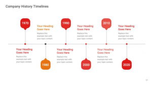 Tips for Creating Professional Company History Timeline Google Slides Presentation