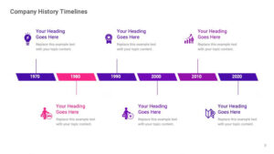 Buy and Download for Free Company History Timelines Diagram Google Slides Templates