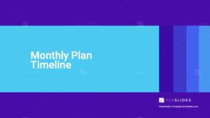 Professional Monthly Plan Timelines Diagram Google Slides Themes