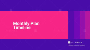 Buy and Download for Free Monthly Plan Timelines Diagram Google Slides Templates