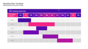 Affordable Monthly Plan Timelines Diagram Google Slides Themes