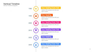 Affordable Vertical Timelines Diagram Google Slides Themes