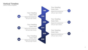 Professional Vertical Timelines Diagram Google Slides Themes