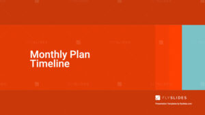 Fully-editable Monthly Planning Timeline Templates of Apple Keynote