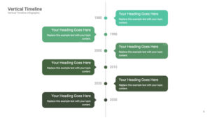 Business Diagram Seven Staged Vertical Timeline Diagram Presentation Template