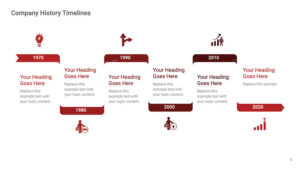 Purchase Download Best Company History Timelines Diagram Keynote Template Slide Designs 5-05