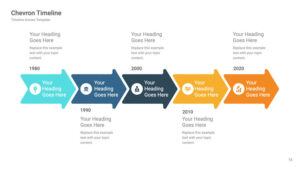 Professional Timeline Keynote Diagram Templates