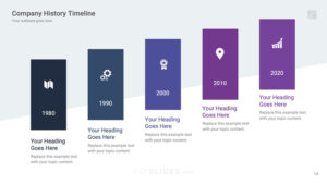 Best Company Timeline Template for Google Slides Presentations