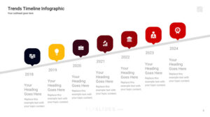 Five Years Horizontal Timelines for Google Slides Themes