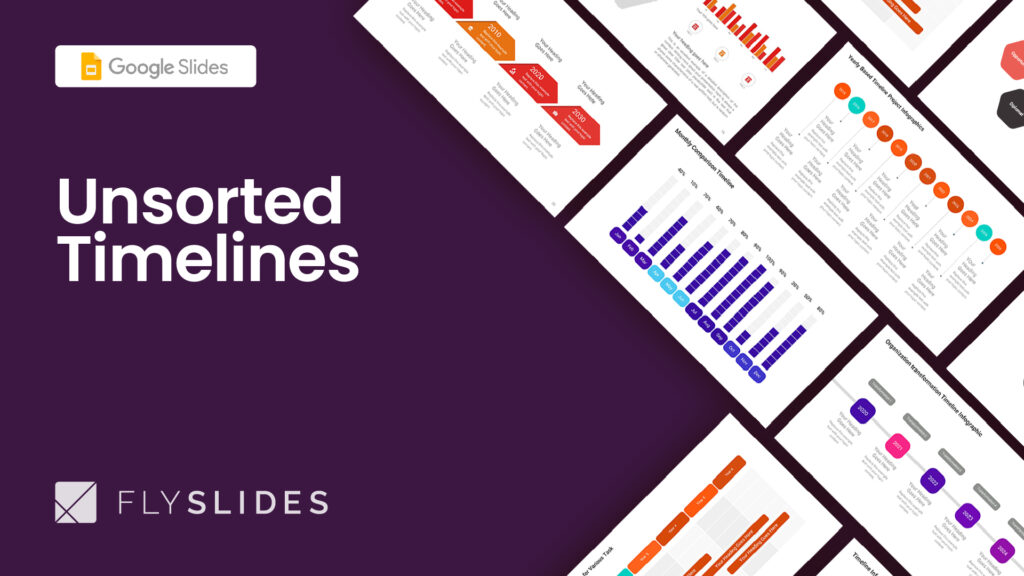 Unsorted Timelines Infographic Diagrams Google Slides Templates (Themes)