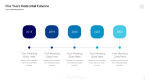 Attractive Features of Unsorted Timelines Google Slides Presentation Theme