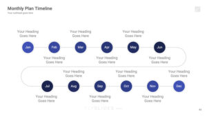 Detailed Vertical Timelines for Google Slides Presentations