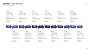 Download the Best Chevron Timelines PPT Template Designs