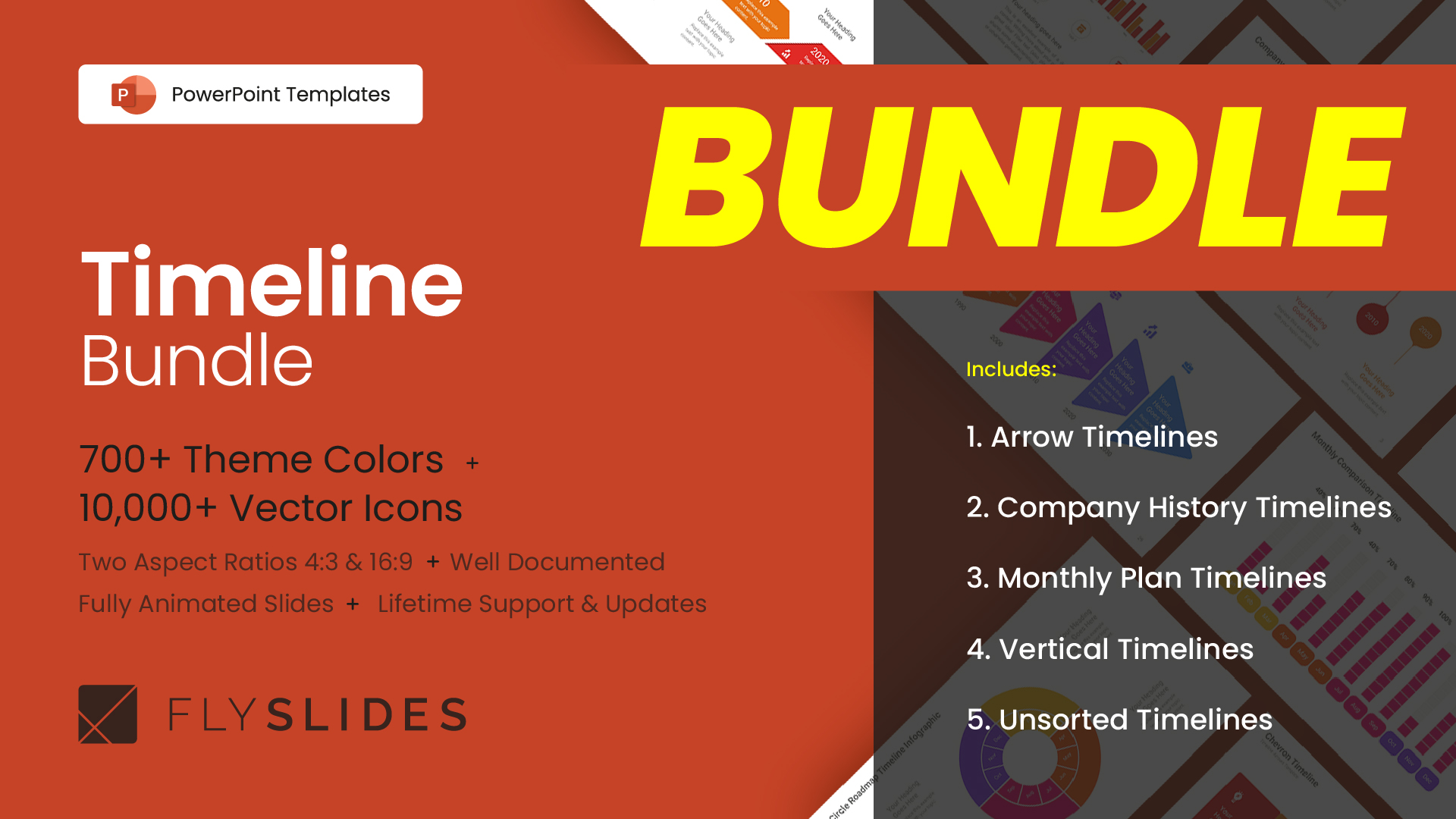 Buy Download Best Timeline Bundle PowerPoint PPT Template Slides for Presentations
