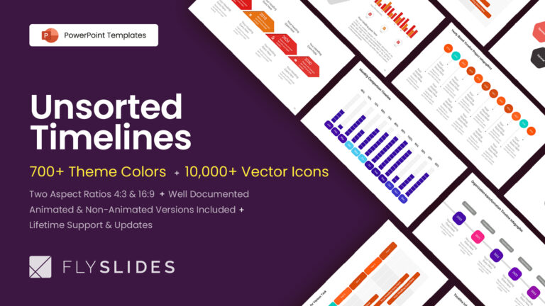 Unsorted Timelines Infographic Diagrams PowerPoint (PPT) Template