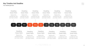 Litigation Timeline Designs using Master Slides